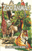 Zoo Animals Coloring Book for Adults