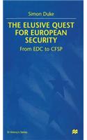Elusive Quest for European Security: From Edc to Cfsp