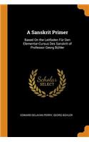 A Sanskrit Primer