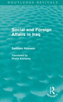 Social and Foreign Affairs in Iraq (Routledge Revivals)