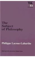 Subject of Philosophy