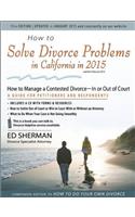 How to Solve Divorce Problems in California in 2015