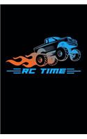 RC Time: Versatile Journal with RC Cars and Trucks theme on the cover.