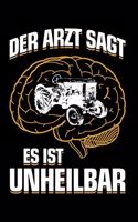 ...es ist unheilbar: Notizbuch / Notizheft für Landwirt Landwirt-schaft Bauer Bäuerin Bauernhof A5 (6x9in) dotted Punktraster