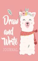 Draw & Write Journal: Fun Kids Draw & Write Composition Journal Notebook, Summer Activities Book 8.5 X 11 109 pages with blank line sheets and story space.