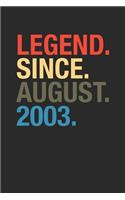 Legend Since August 2003