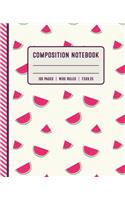 Composition Notebook 100 Pages Wide Ruled 7x5x9.25