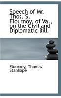 Speech of Mr. Thos. S. Flournoy, of Va., on the Civil and Diplomatic Bill