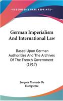 German Imperialism And International Law