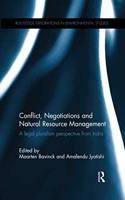 Conflict, Negotiations and Natural Resource Management