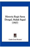 Historia Regis Sarsa Dengel, Malak Sagad (1907)