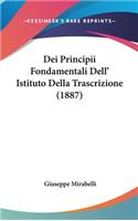 Dei Principii Fondamentali Dell' Istituto Della Trascrizione (1887)