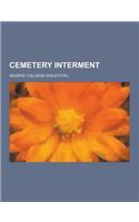 Cemetery Interment