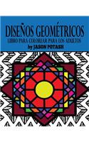 Diseños Geométricos Libro Para Colorear Para Los Adultos