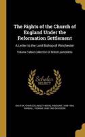 Rights of the Church of England Under the Reformation Settlement