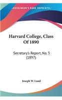 Harvard College, Class Of 1890