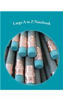 Large A to Z Notebook