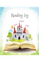 Reading Log: Reading Journal For Book Lover Large 8x10" 116 Pages For Spacious Record