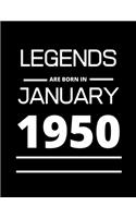 LEGENDS are born in January 1950