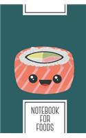 Notebook for Foods
