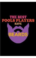 The Best Pool Players Have Beards: Food Journal - Track Your Meals - Eat Clean And Fit - Breakfast Lunch Diner Snacks - Time Items Serving Cals Sugar Protein Fiber Carbs Fat - 110 Pag