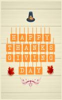 Happy Thanksgiving day: fun gift for someone close to you: Journal/Notebook Blank Lined Ruled 8.5x11 with 110 pages