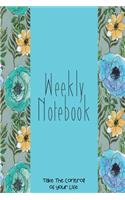 Weekly Notebook: Monthly Weekly Planner Undate, Monthly Weekly Planning Undate, Monthly Weekly Journal Undate, Weekly Montly Planner Undate, Weekly Monthly Planning 
