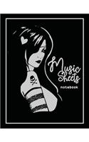 Music Sheets Notebook