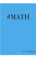 Graph Paper Notebook 3/8 inch squares