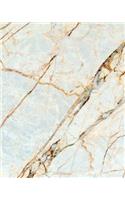 Beige Marble Large Dot Journal