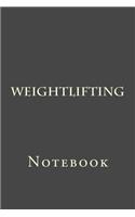 Weightlifting: Notebook
