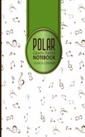 Polar Graph Paper Notebook: (Polar Graph Paper Notebooks: 1/2 Inch Centered)