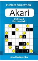 Akari - 250 Hard Puzzles 8x8