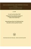 Untersuchungen Über Den Schlafverlauf Bei Gesunden Und Bei Psychisch Kranken