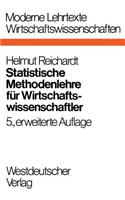Statistische Methodenlehre für Wirtschaftswissenschaftler