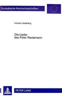 Die Lieder Des Peter Riedemann