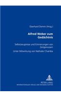 Alfred Weber Zum Gedaechtnis