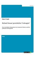Richard Strauss' persönlicher 