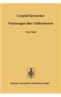 Vorlesungen Über Zahlentheorie