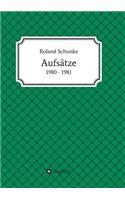 Aufsätze 1980 / 1981