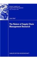 Nature of Supply Chain Management Research