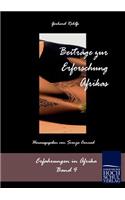 Beiträge zur Erforschung Afrikas