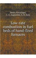 Low-Rate Combustion in Fuel Beds of Hand-Fired Furnaces
