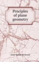 PRNCIPLES OF PLANE GEOMETRY