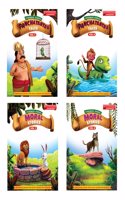 Panchatantra & Moral English Educational Learning Stories for Kids - 4 Book Set