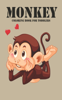 Monkey Coloring Book For Toddlers