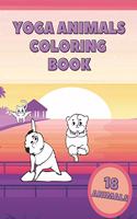 Animals Yoga Coloring Book