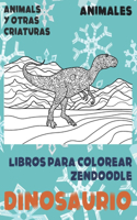 Libros para colorear Zendoodle - Animals y otras criaturas - Animales - Dinosaurio