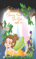 Fairies Coloring Book For Girls Ages 4-8