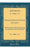 Sprachvergleichende Studien: Mit Besonderer Berücksichtigung der Indochinesischen Sprachen (Classic Reprint)